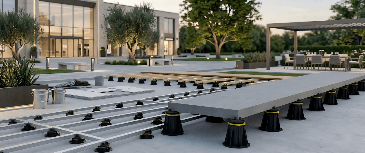 Taurus Tech adjustable pedestal systems — ISO 9001 certified manufacturer