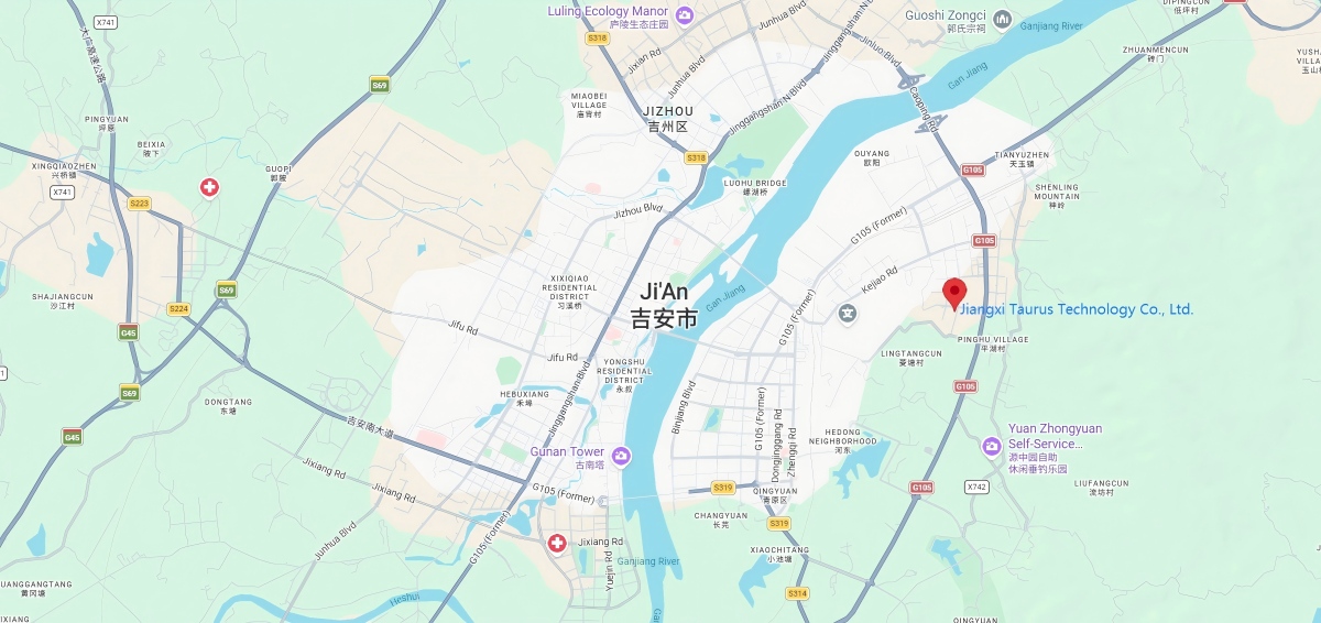 Taurus Tech Factory Location on Google Maps