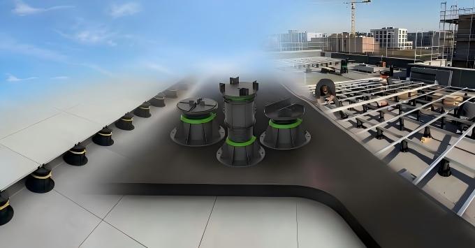 Adjustable Plastic Pedestals for Paving and Decking