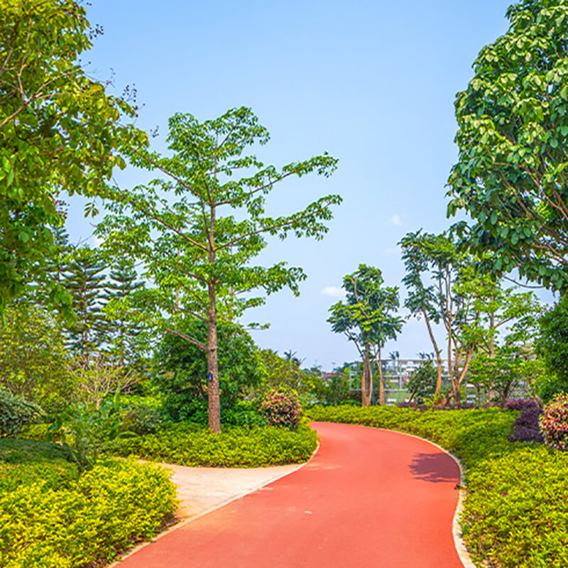 Plastic Landscape Edging installation