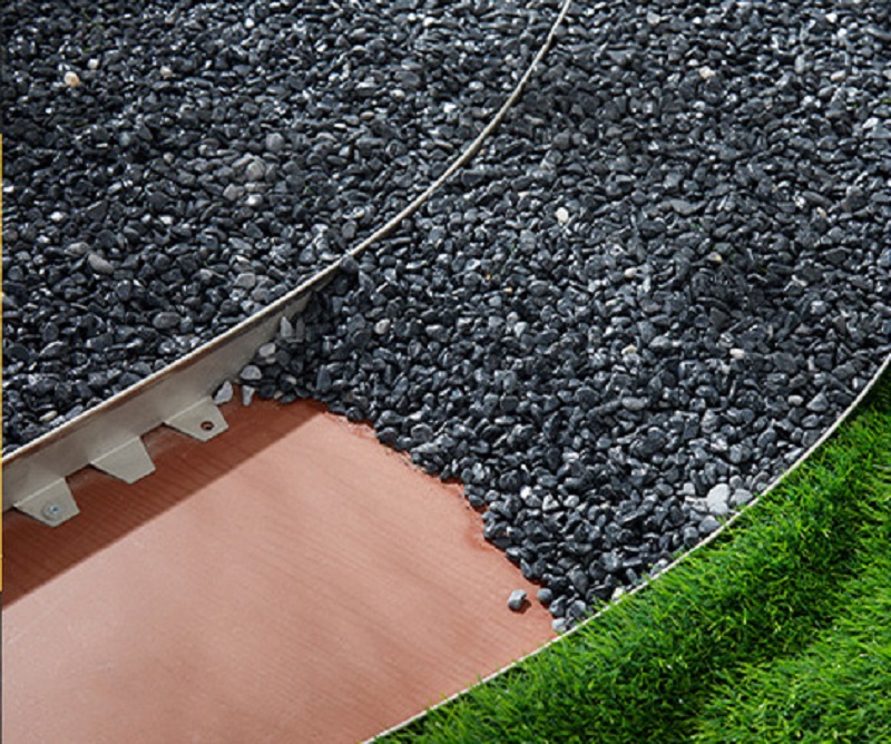 Steel Garden Edging installation