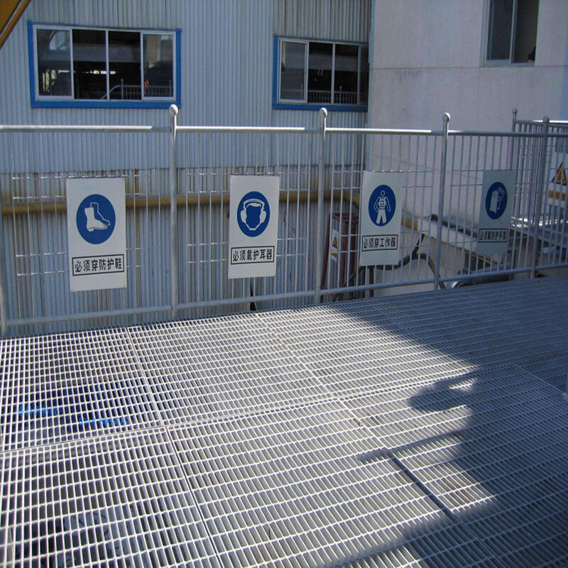 Steel Trench Grate installation