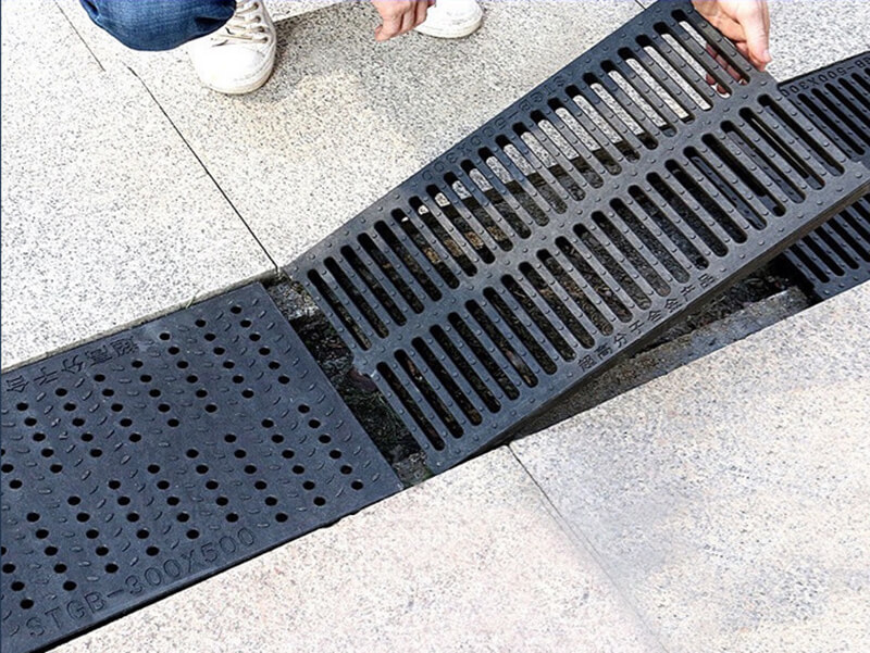 HDPE Grate installation