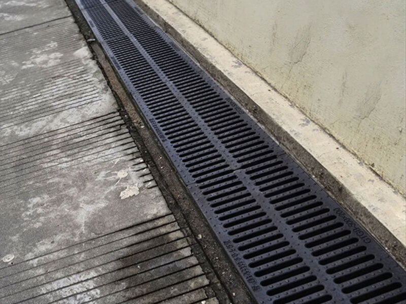 Plastic Grate installation