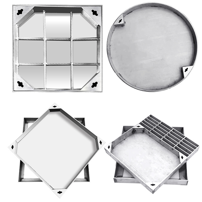 304 Stainless Steel Invisible Access Manhole Cover