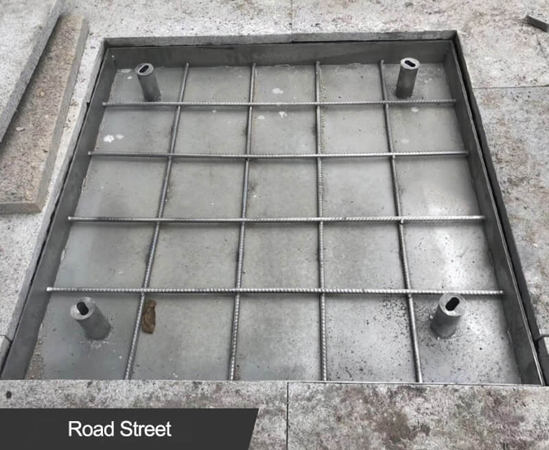 Stainless Steel Manhole Cover installation
