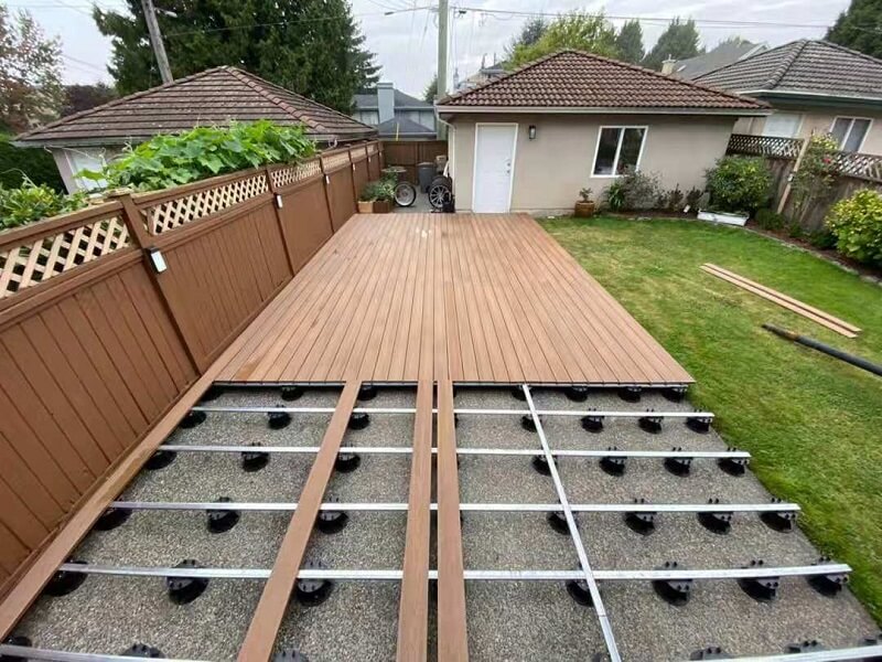 25-33mm Roof Deck Pedestals installation