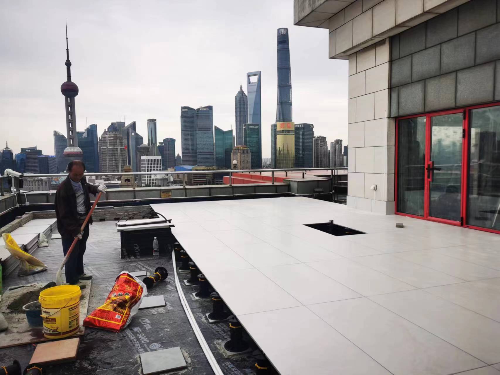 Jiushi Business Building, Huangpu District, Shanghai - Construction detail 2