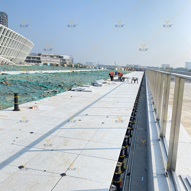 Shandong Linyi Olympic Sports Center - Construction detail 7