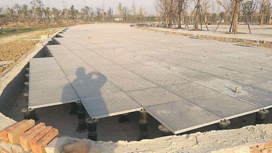 Zhumadian Xincai County West Lake Park - Construction detail 4