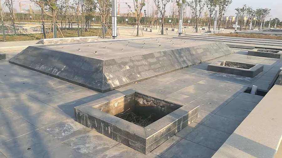 Zhumadian Xincai County West Lake Park - Construction detail 6