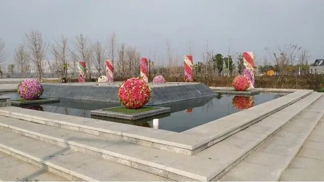 Zhumadian Xincai County West Lake Park - Construction detail 7